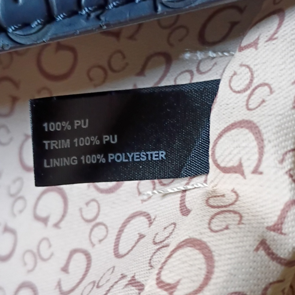 Guess Los Angeles Navy Blue Tote Bag - Picture 12 of 12